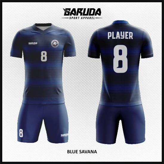desain baju futsal full printing warna biru
