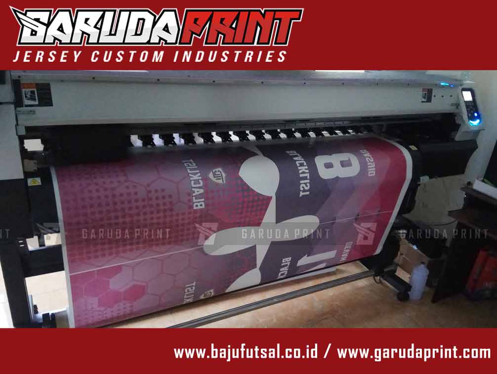 proses print bikin baju futsal printing